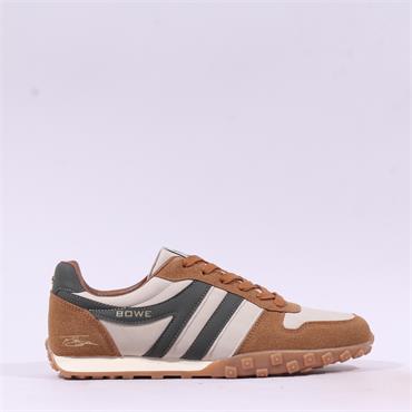 Tommy Bowe Ferriera Retro Trainer - Camel Combi